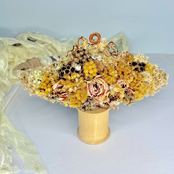 Handcrafted Bridal Flower Crown main image 5